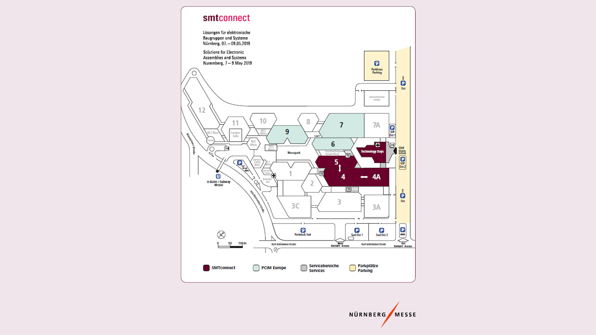 Gelaendeplan NürnbergMesse