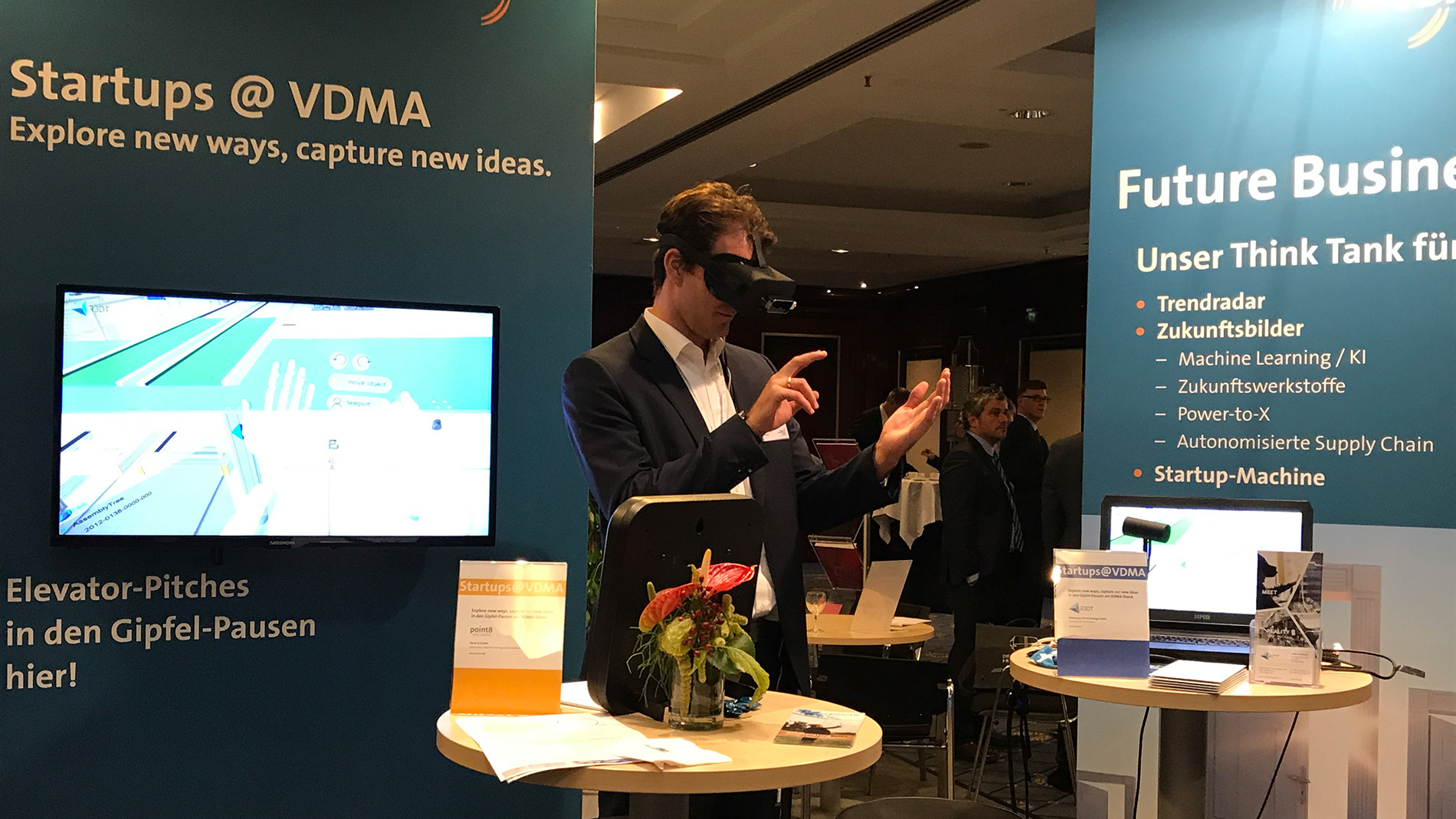 Who can work together? – The VDMA Startup Machine creates connections,... (image: VDMA)
