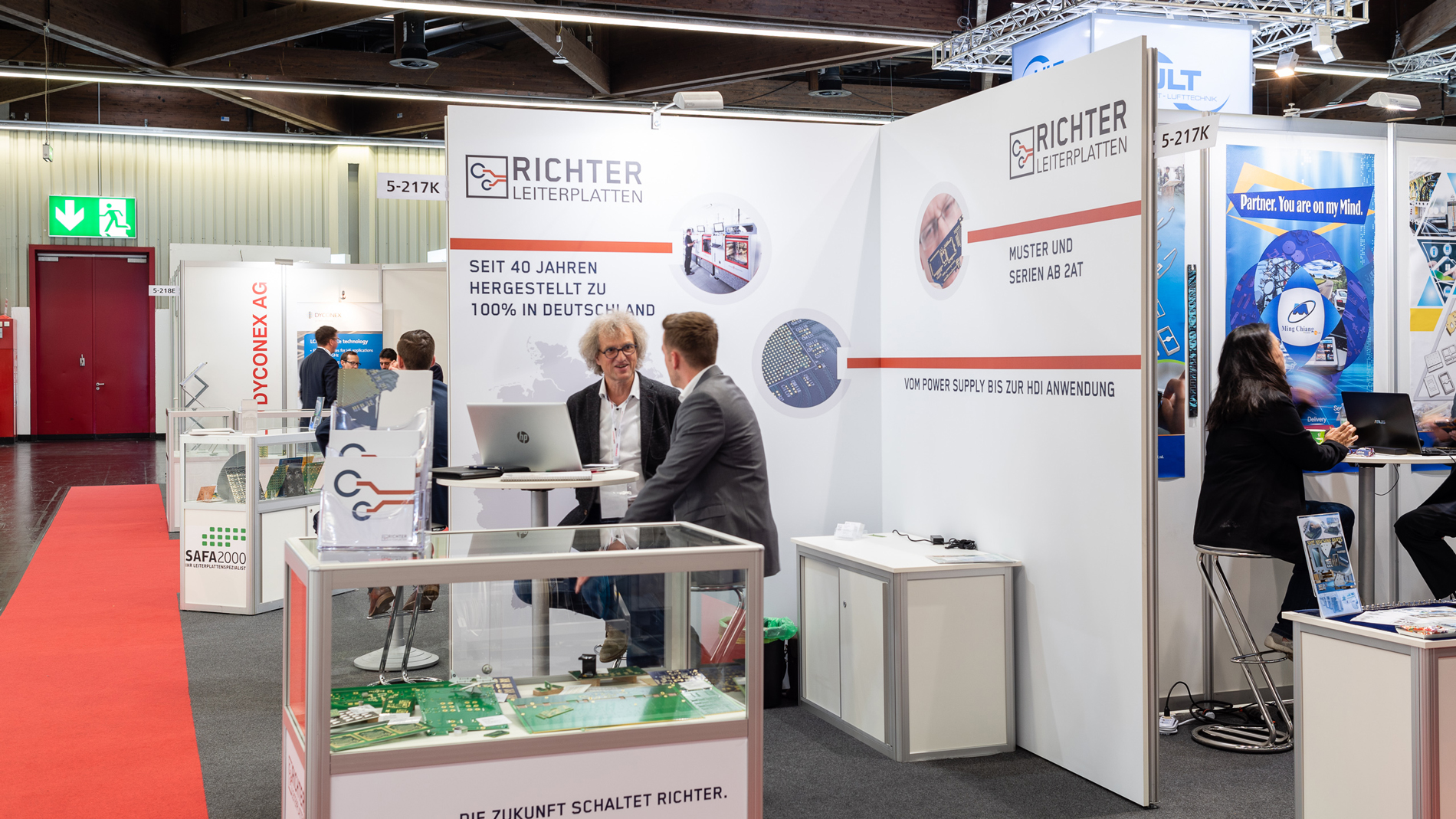 Richter Elektronik GmbH at the special showcase area PCB meets Components